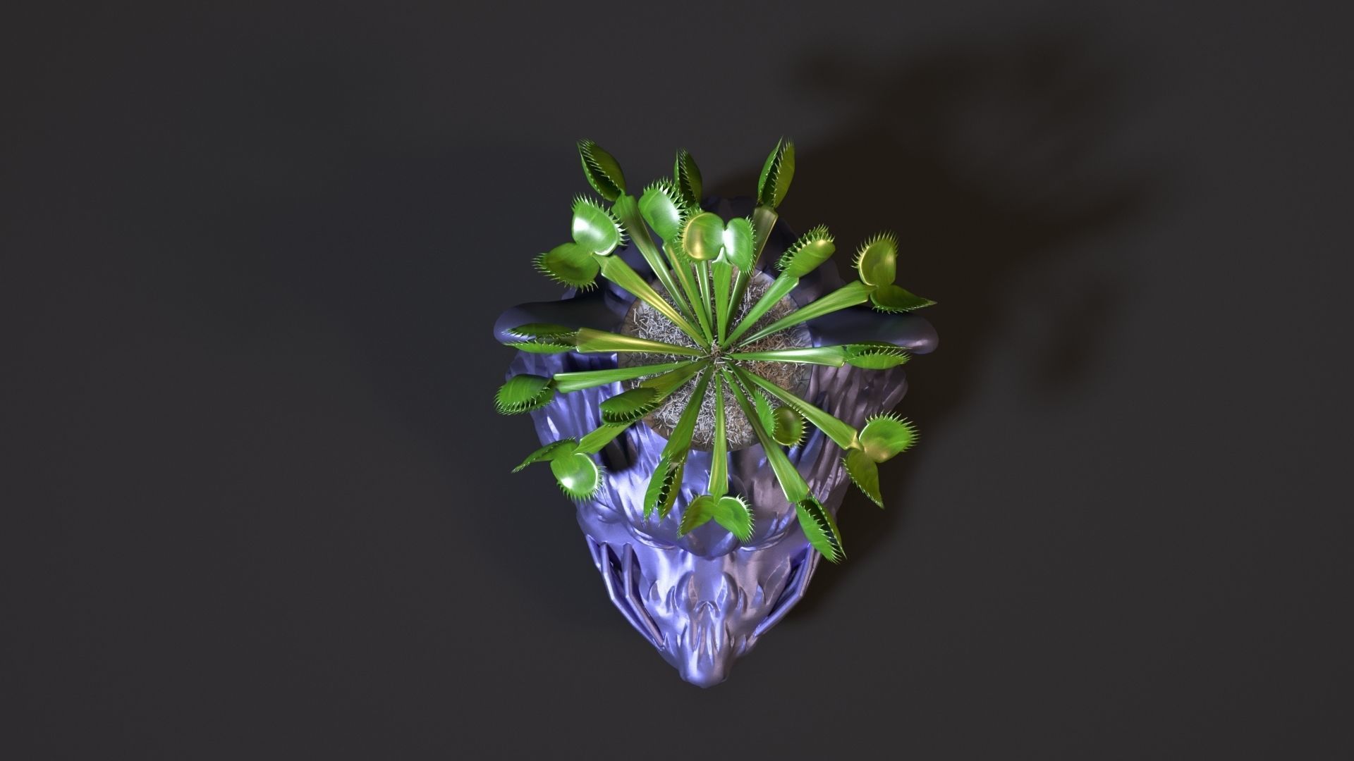 Rocket Raccoon planters 3D print model_8