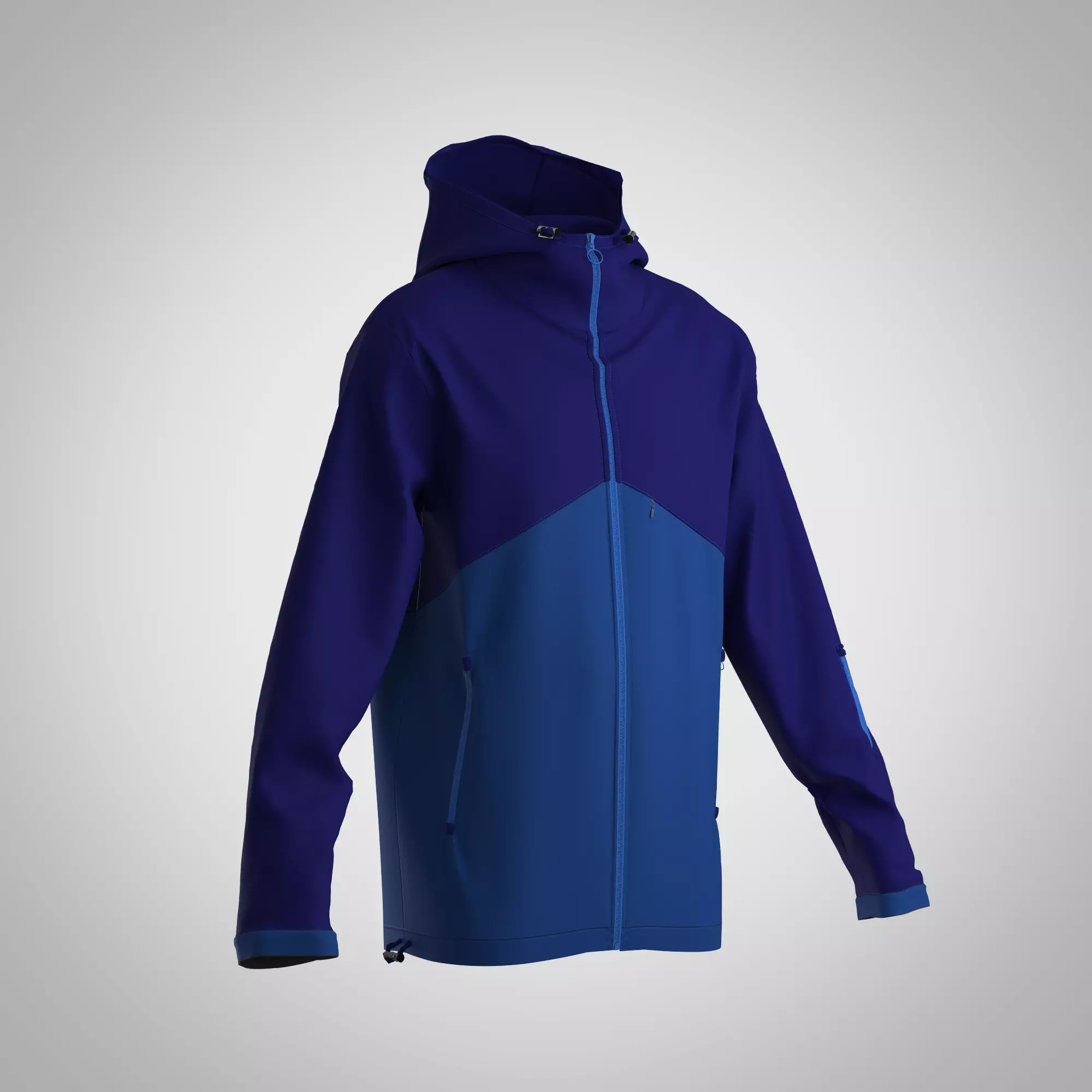 Blue jacket 3D model