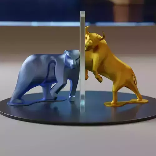 Art Deco Bull and Bear Market Collection