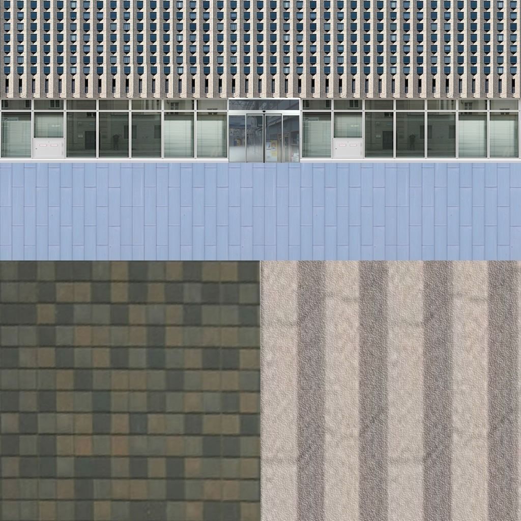 shinjuku center building Low-poly 3D model_0