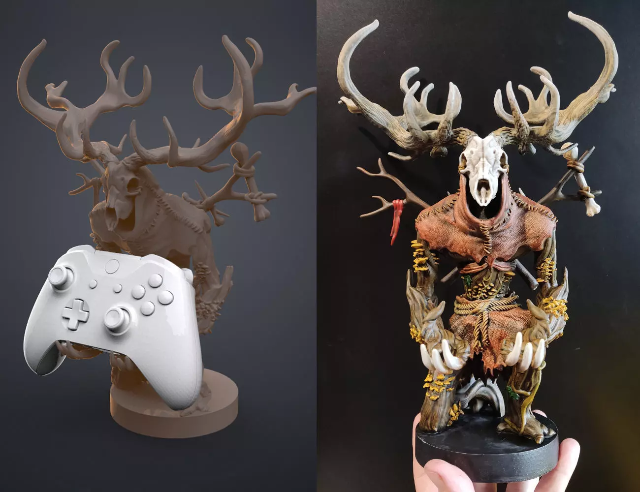 Leshen Controller Holder 3D print model