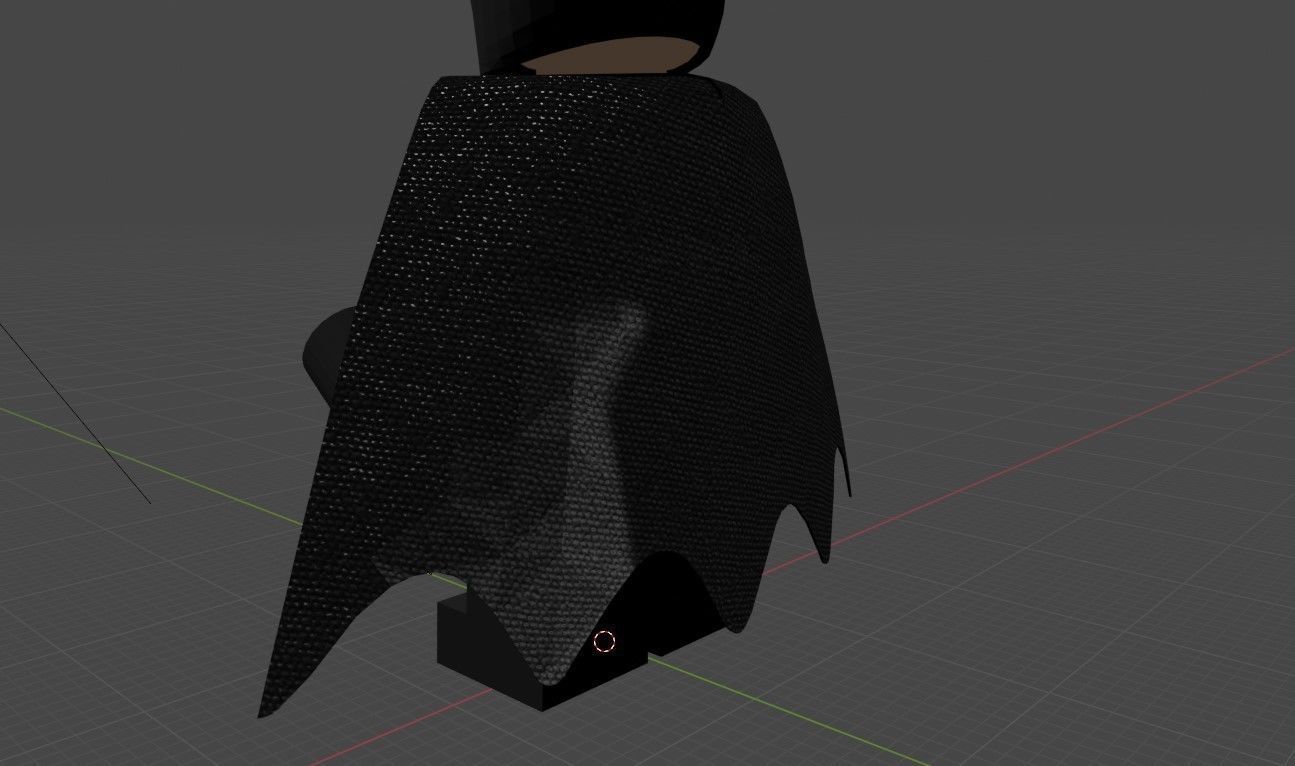 Lego Batman Rigged Low-poly 3D model_10