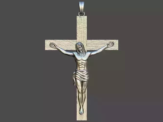 Jisus on cross Loket 