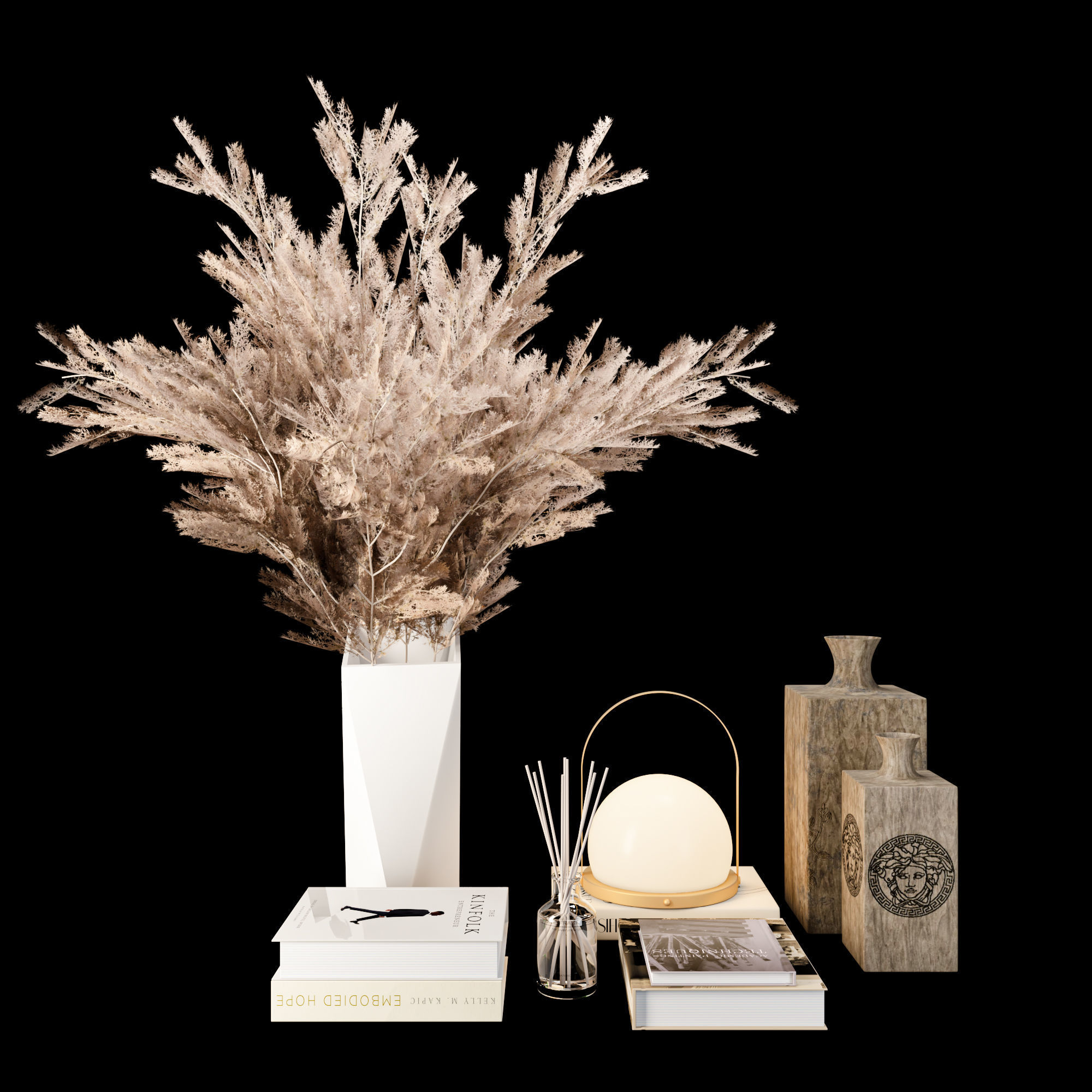 Decorative Set03 3D model_1