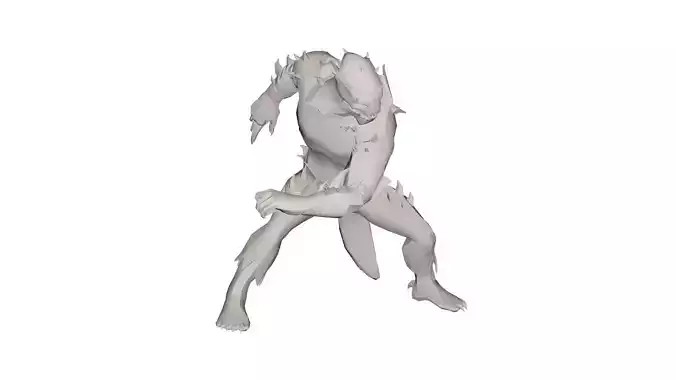 Monster creature with claws