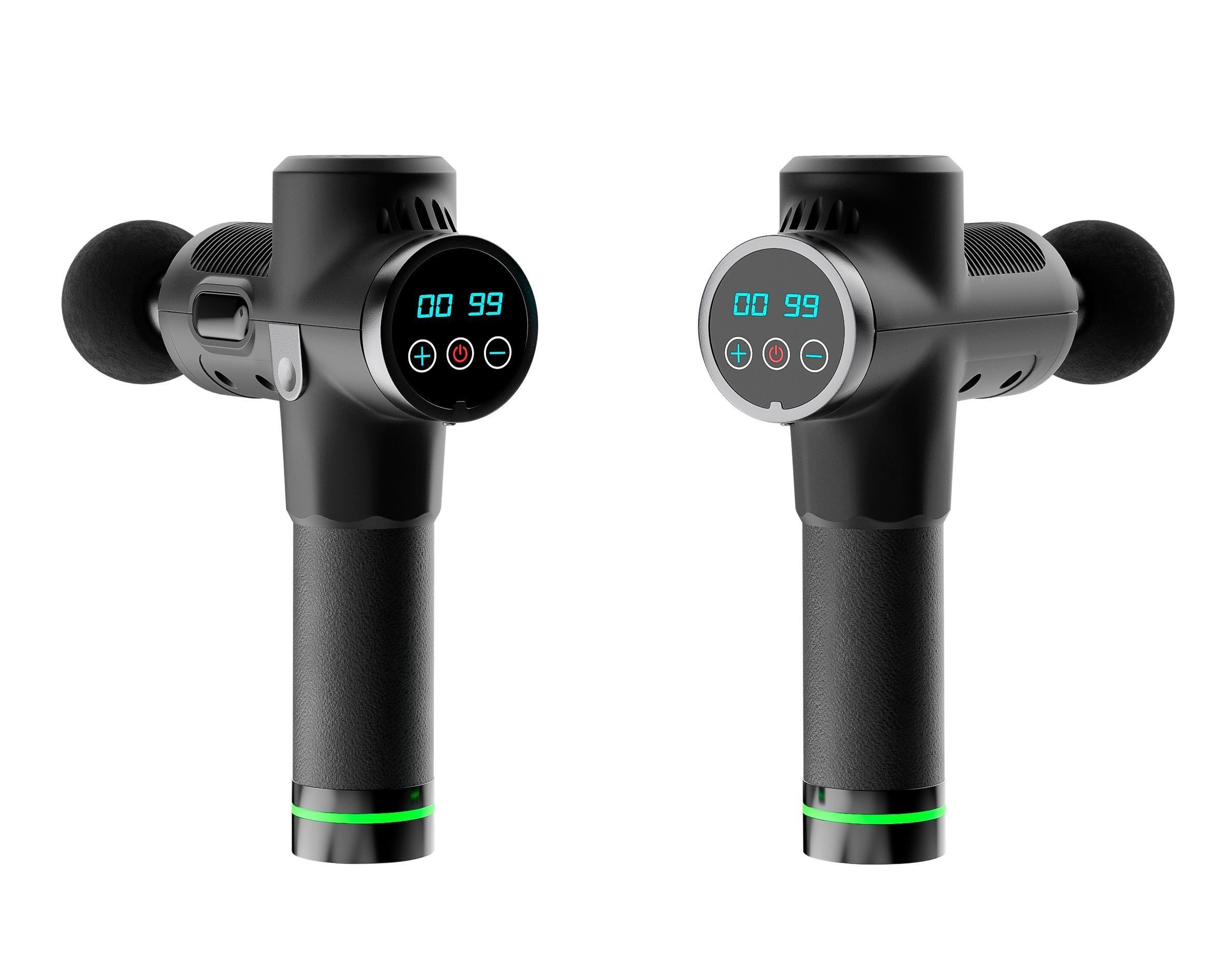 Massage gun 3D model_2