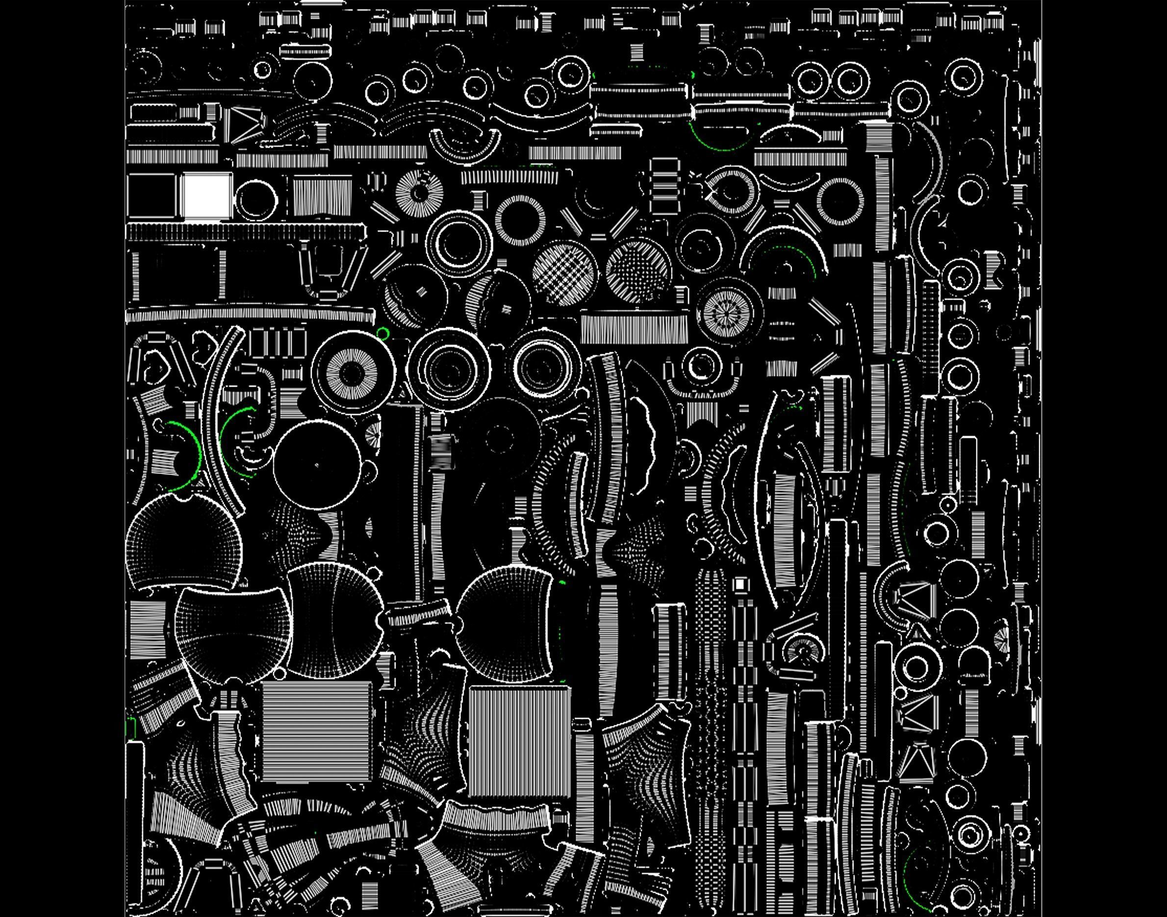 Massage gun 3D model_13