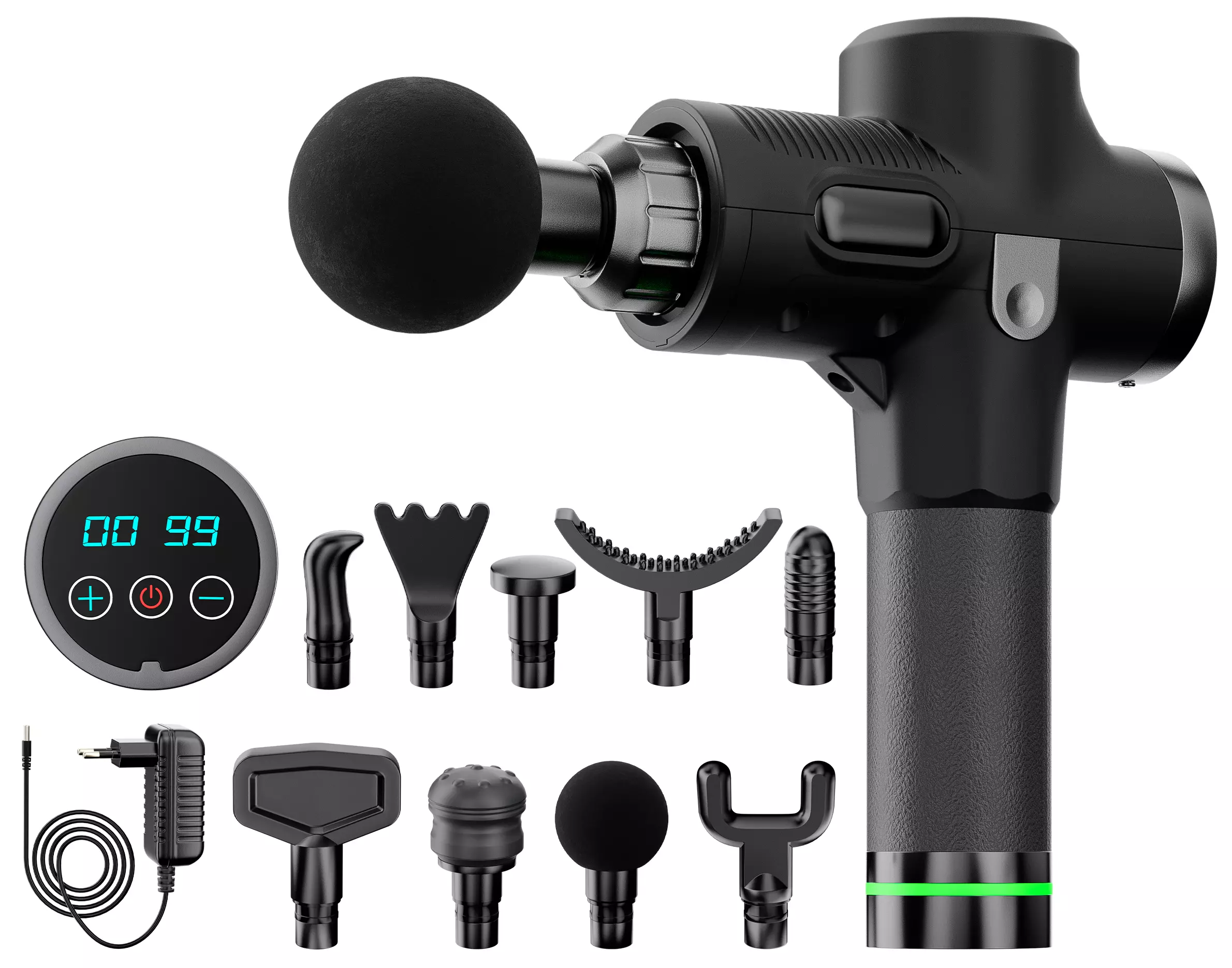 Massage gun 3D model_0