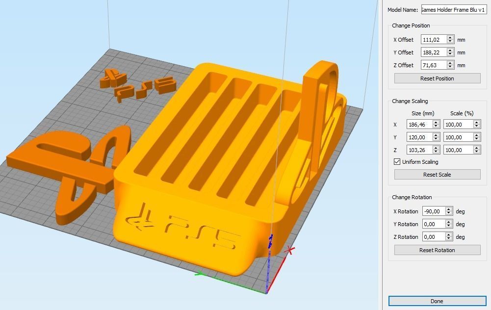 PlayStation 5 Games Holder 3D print model_2