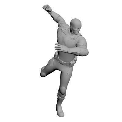 Superhero concept 3D model_8