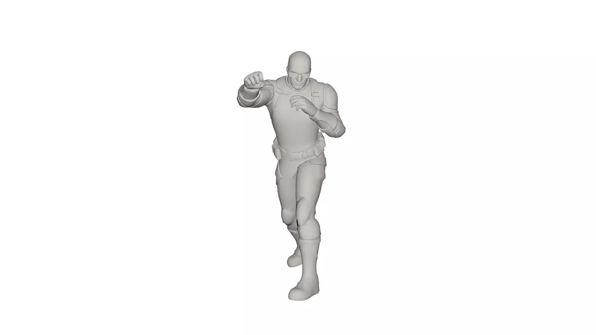Superhero concept 3D model_0