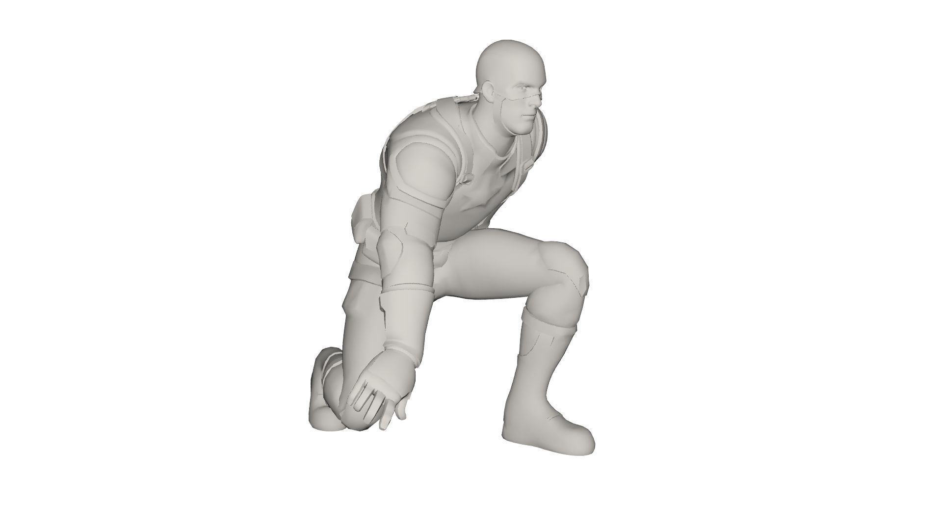 Superhero concept 3D model_1