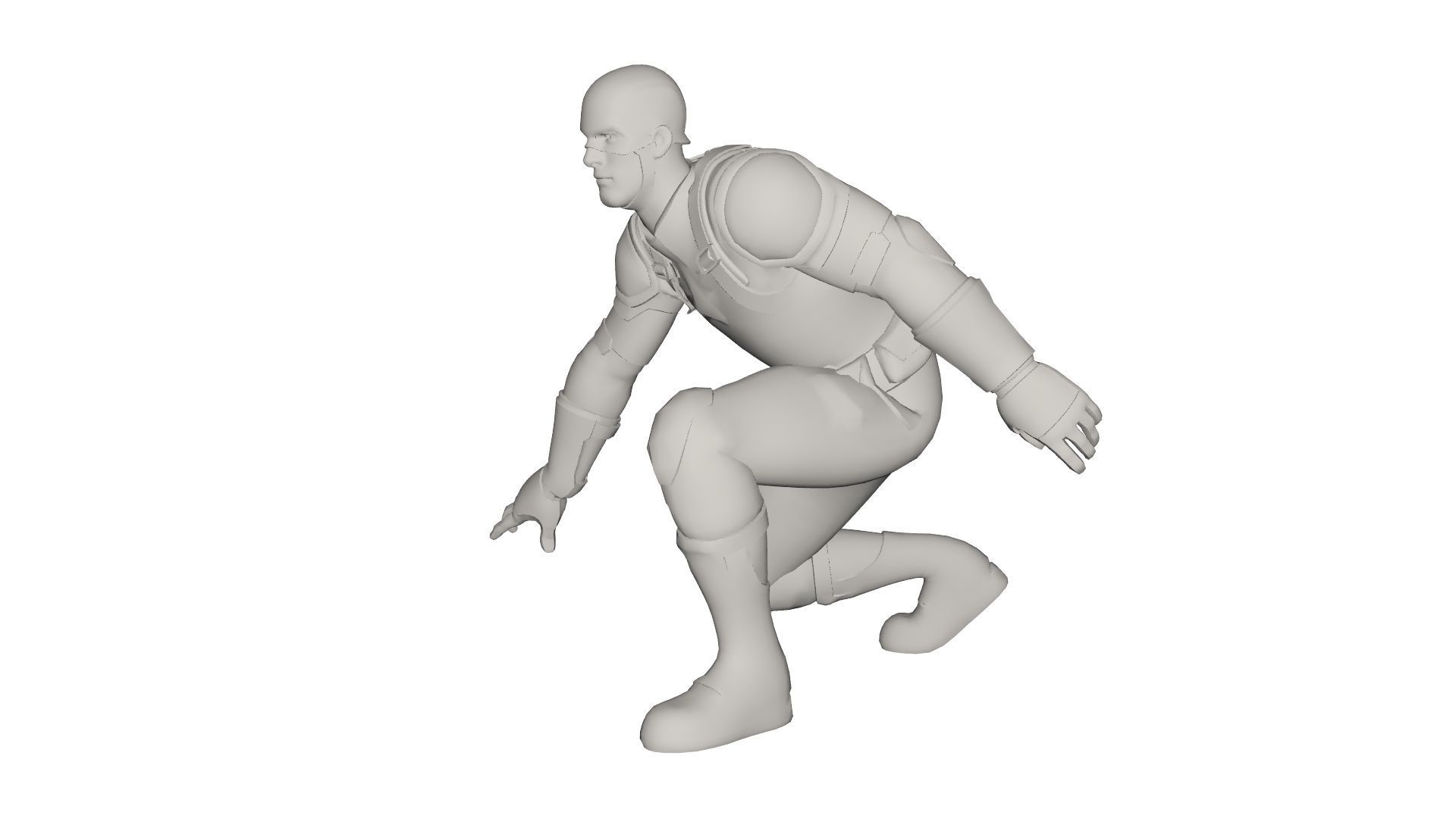 Superhero concept 3D model_7