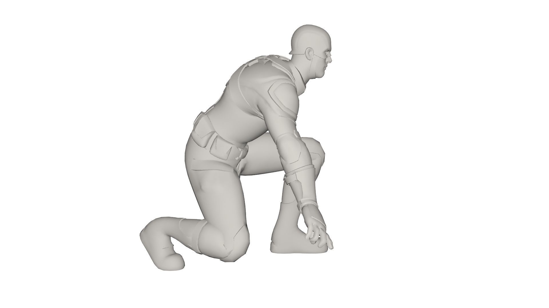 Superhero concept 3D model_2