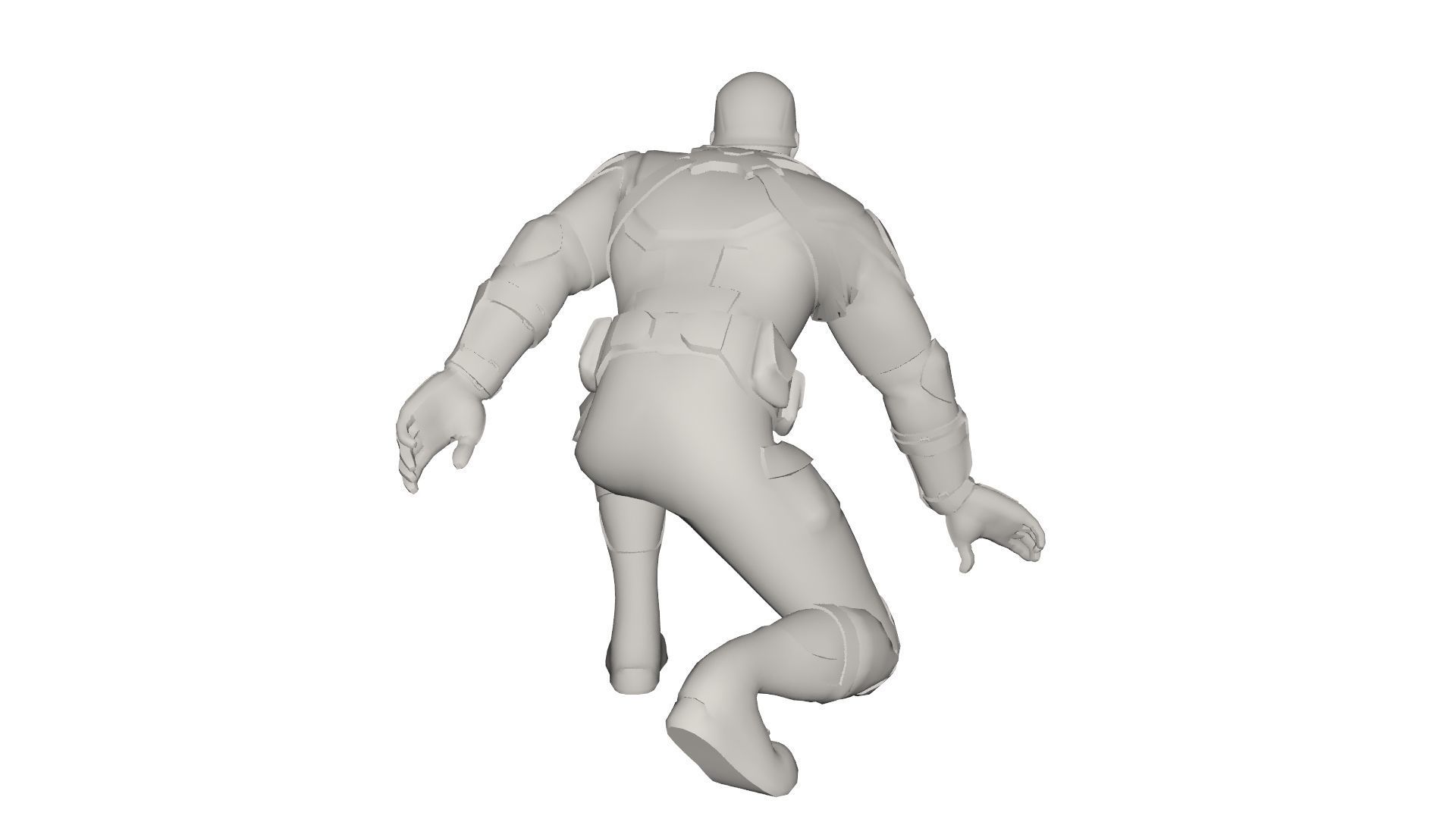 Superhero concept 3D model_4