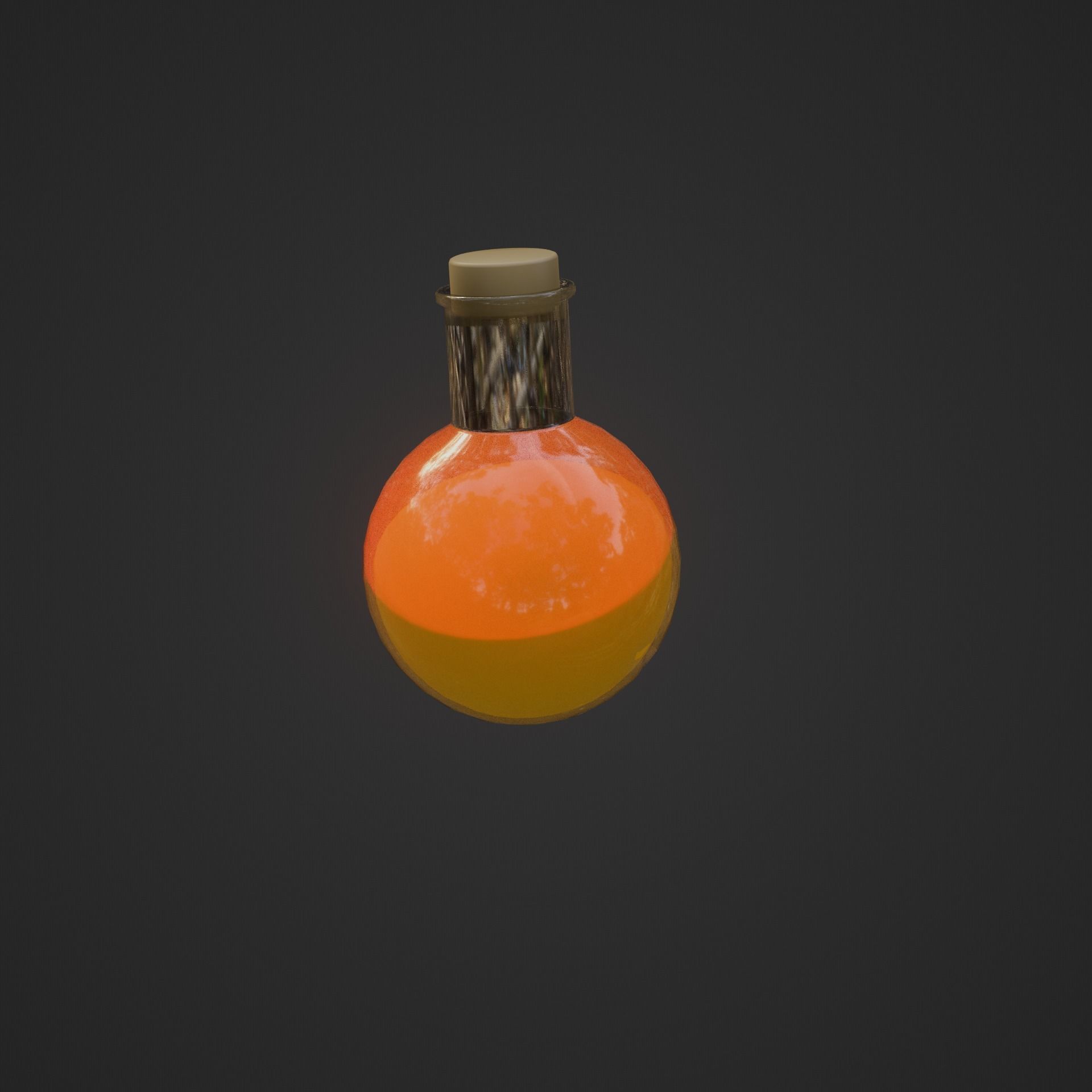 Low Poly Treasure Chest Low-poly 3D model_11