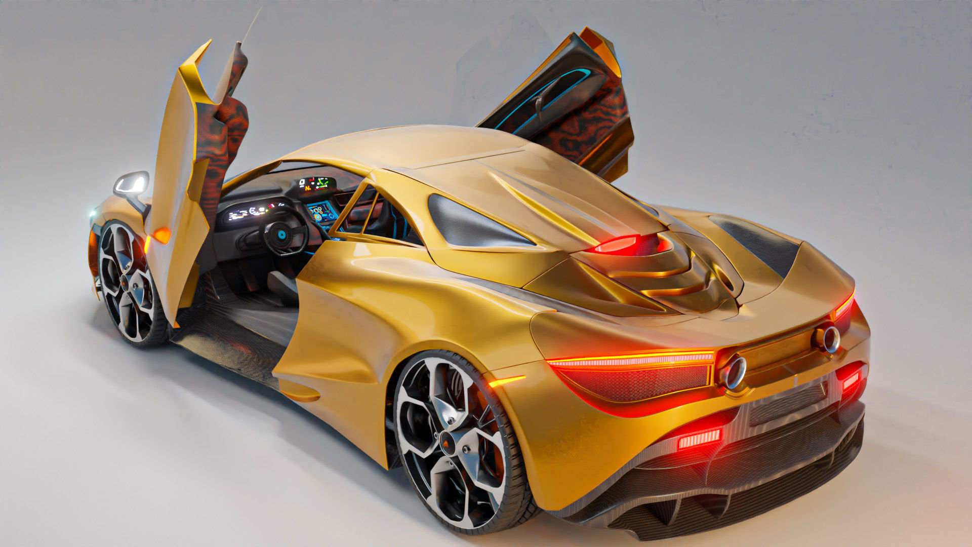 MClaren 720s 3D model_2