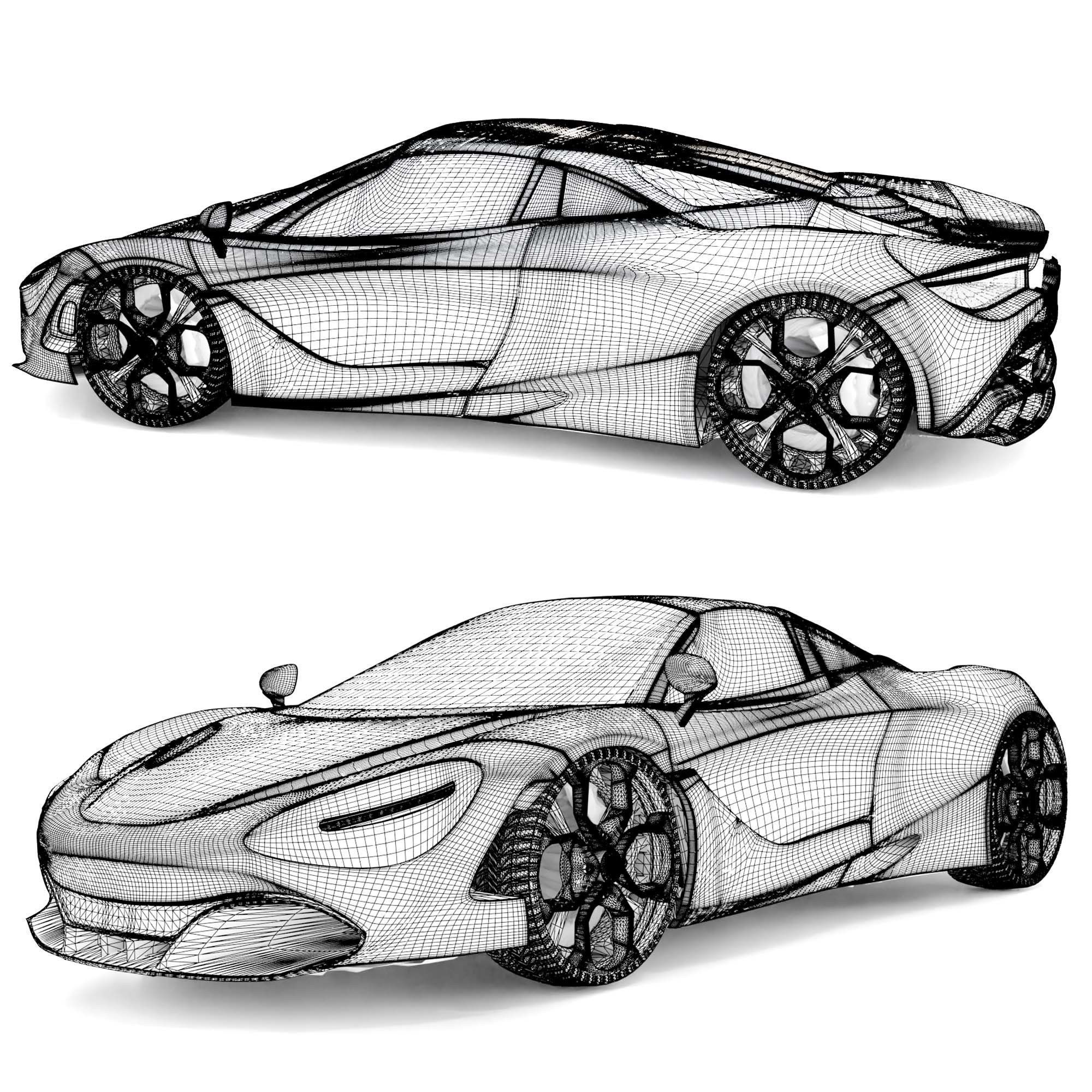 MClaren 720s 3D model_8