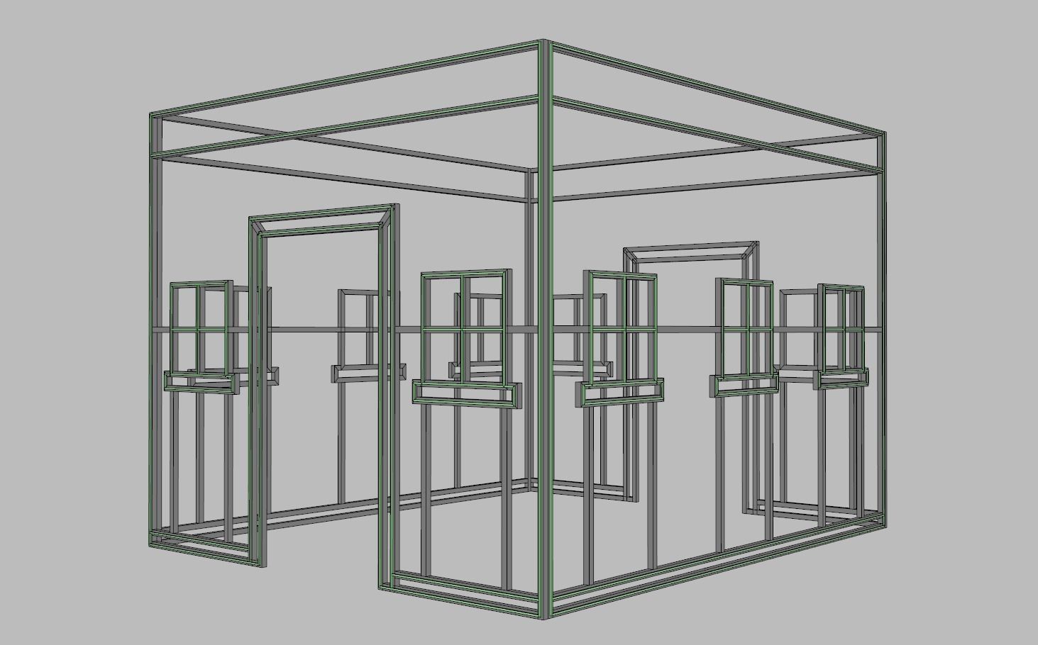 House Outline 4 3D model_5