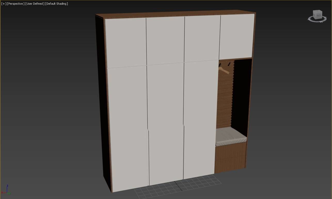 Hallway BM 01 3D model_2