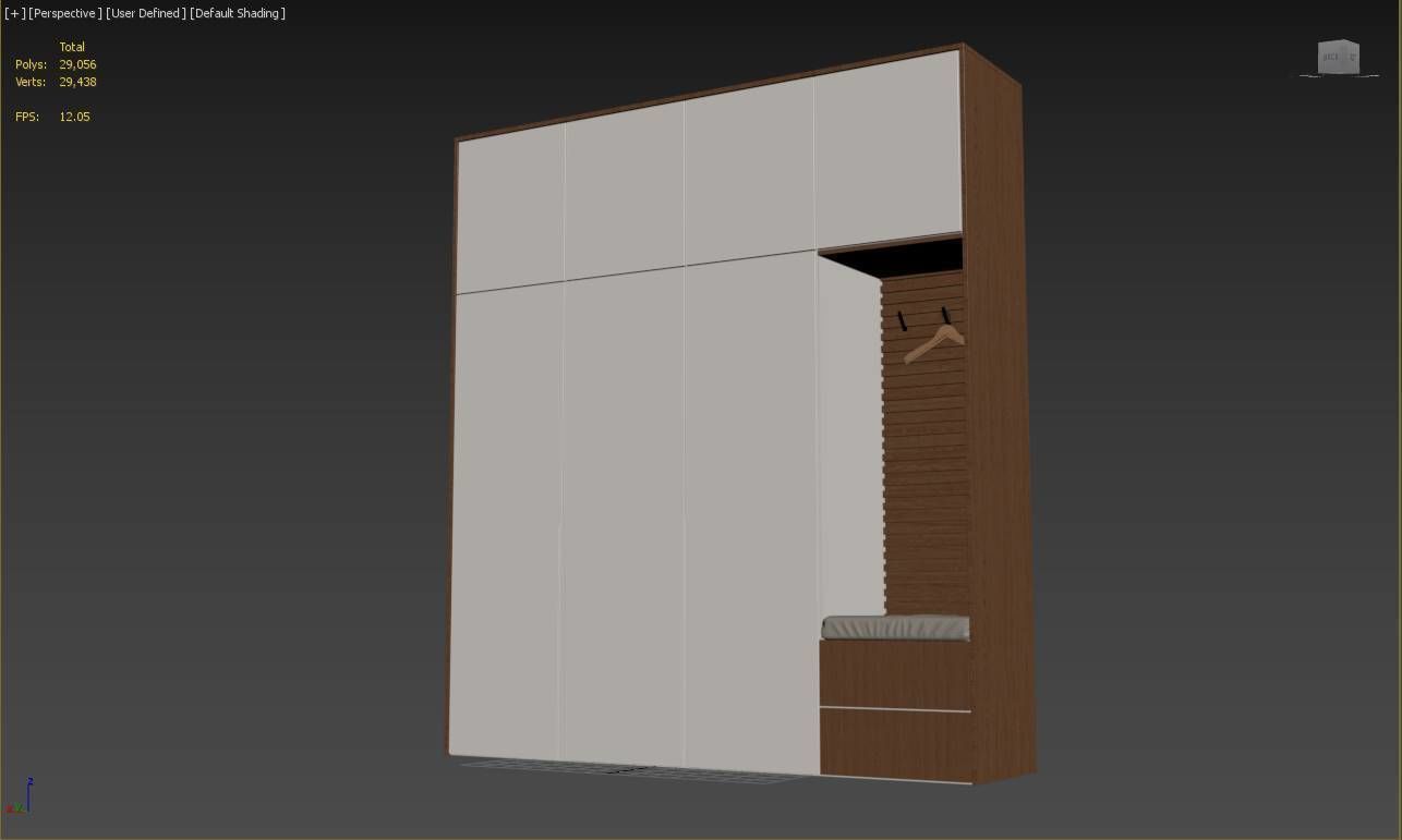 Hallway BM 01 3D model_4