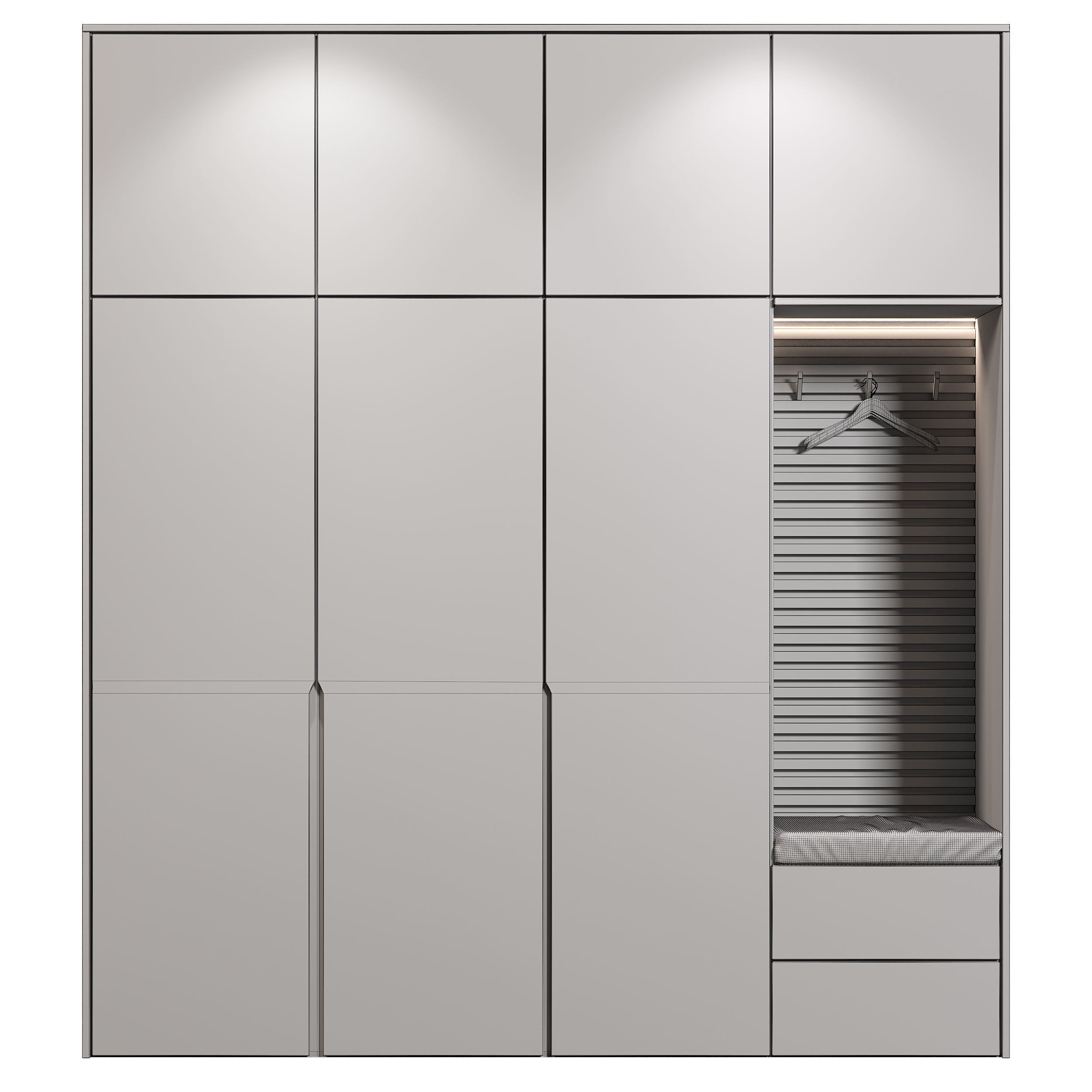 Hallway BM 01 3D model_1