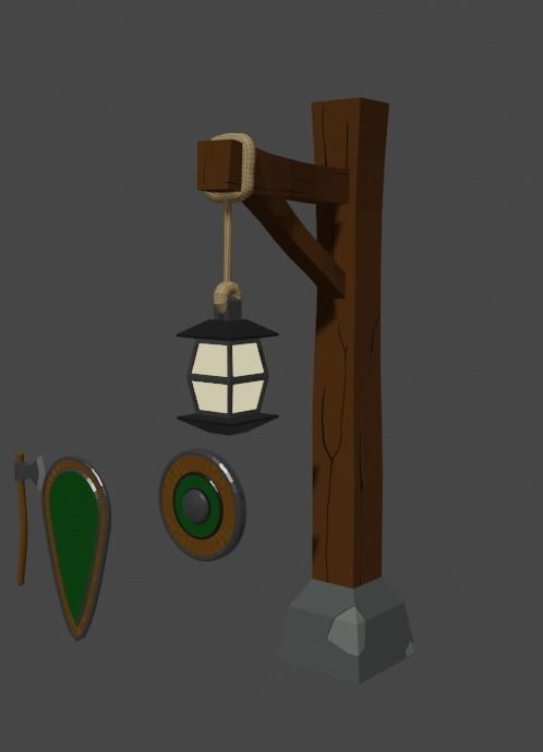Medieval Weapons and more  3D model_1
