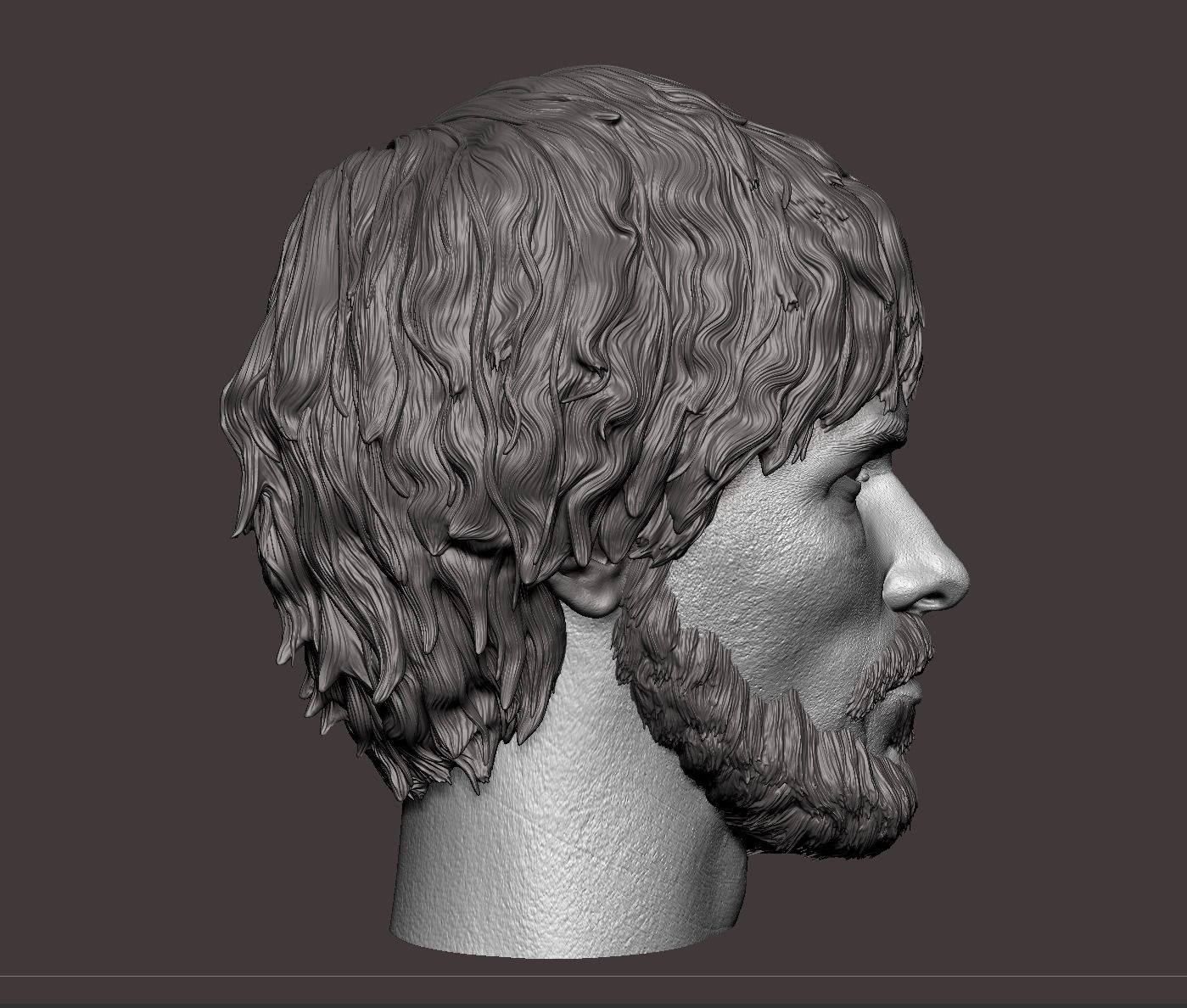 Christian Bale- Quinn Abercromby Head-  Reign of Fire 3D print model_8