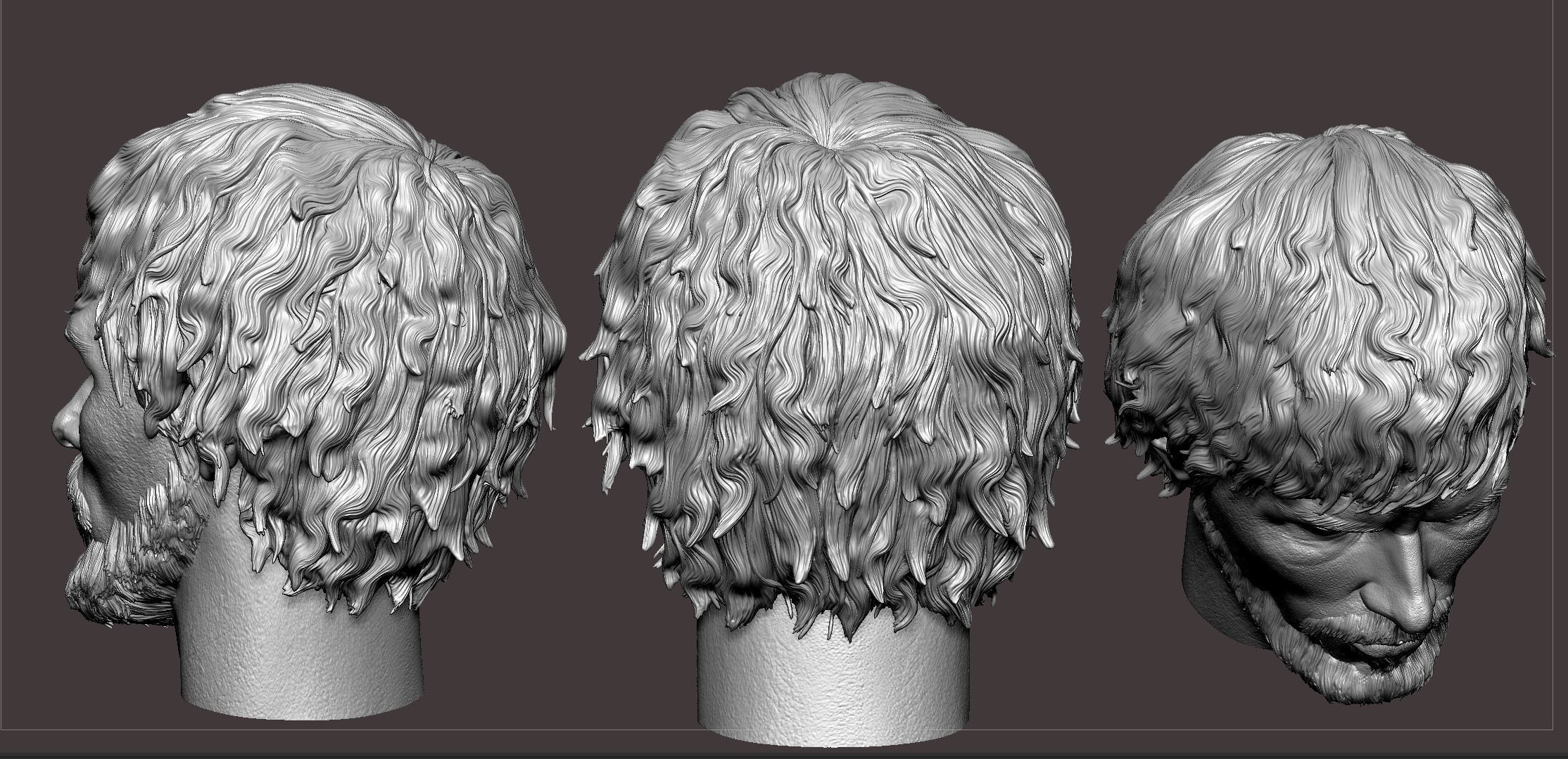 Christian Bale- Quinn Abercromby Head-  Reign of Fire 3D print model_5