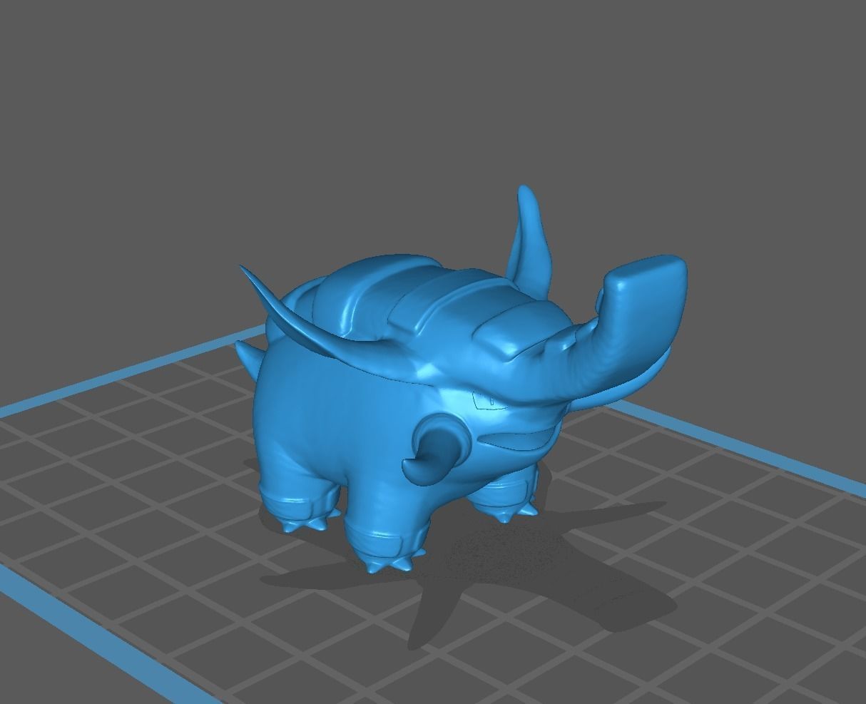 Donphan pokemon 3D print model 3D print model_9