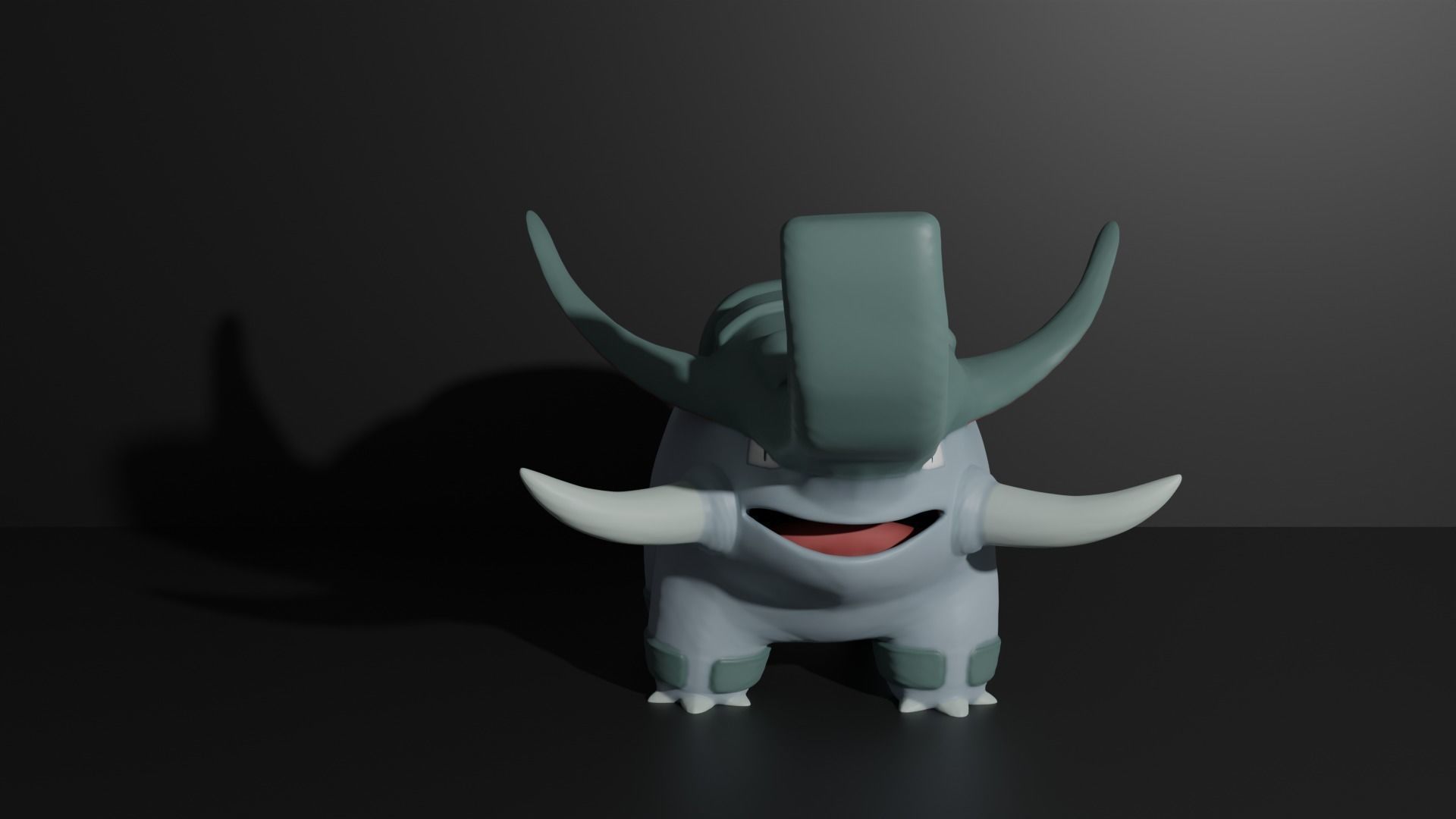Donphan pokemon 3D print model 3D print model_1