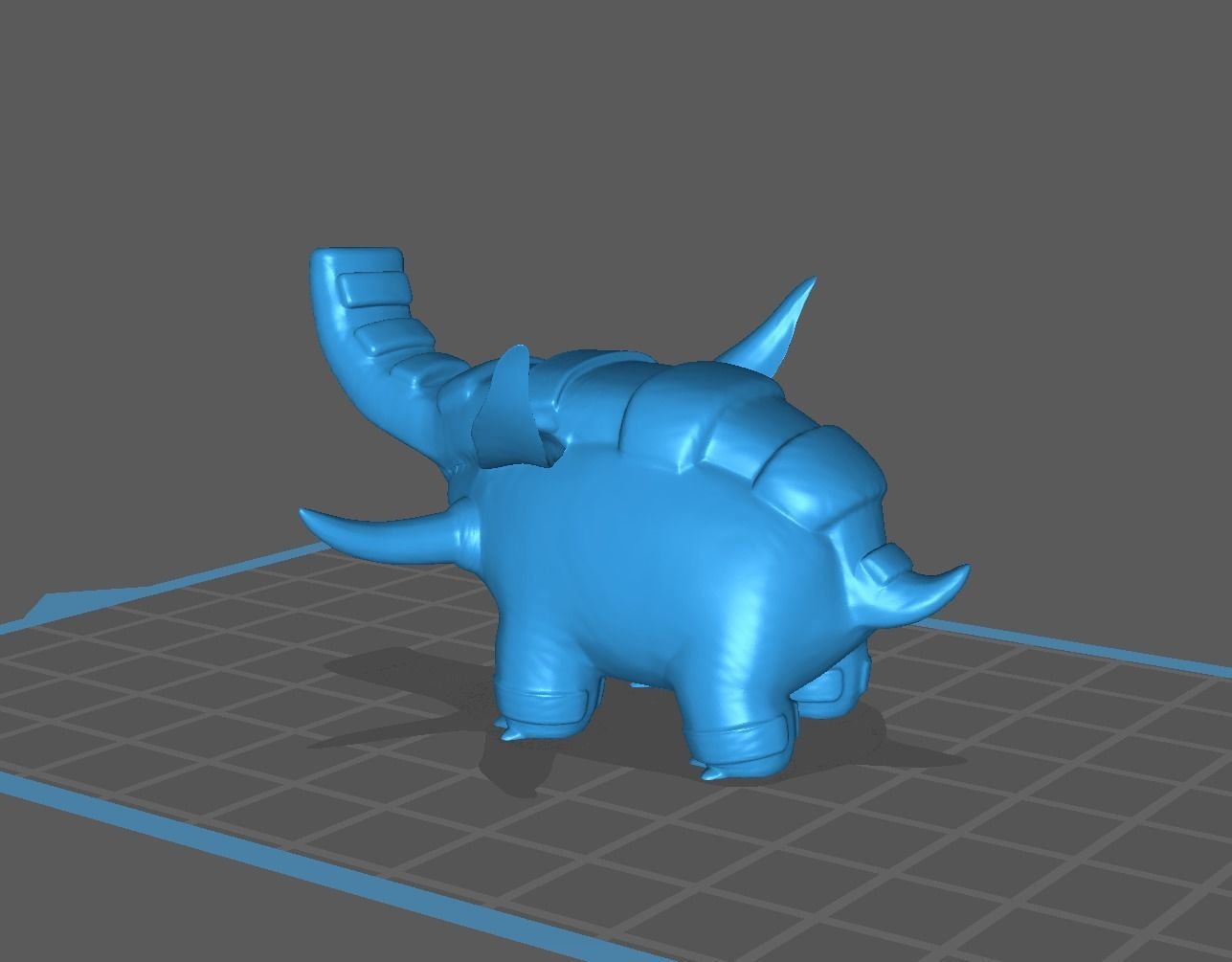 Donphan pokemon 3D print model 3D print model_11