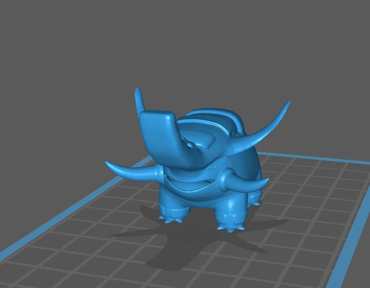Donphan pokemon 3D print model 3D print model_10