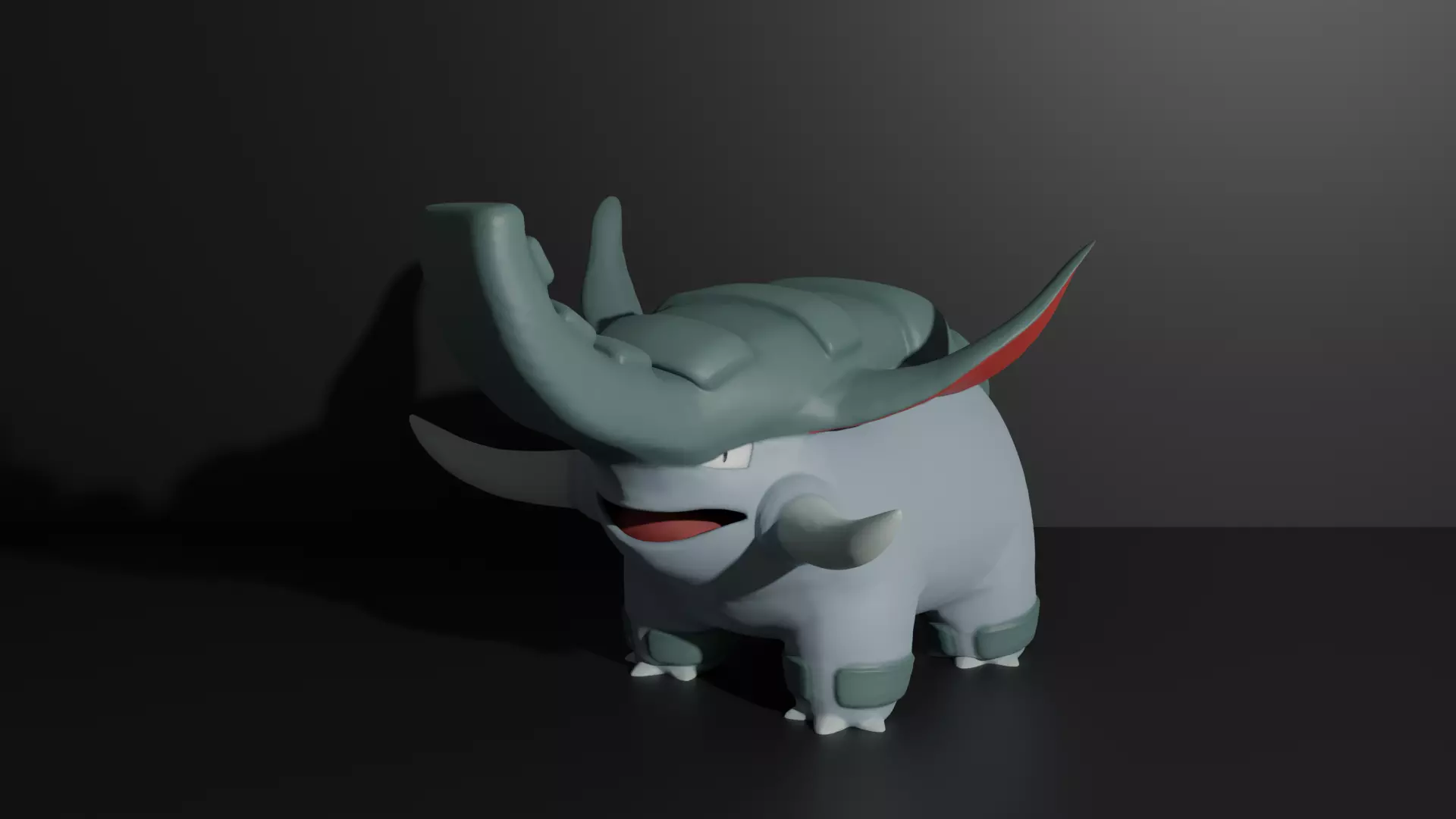 Donphan pokemon 3D print model 3D print model_0