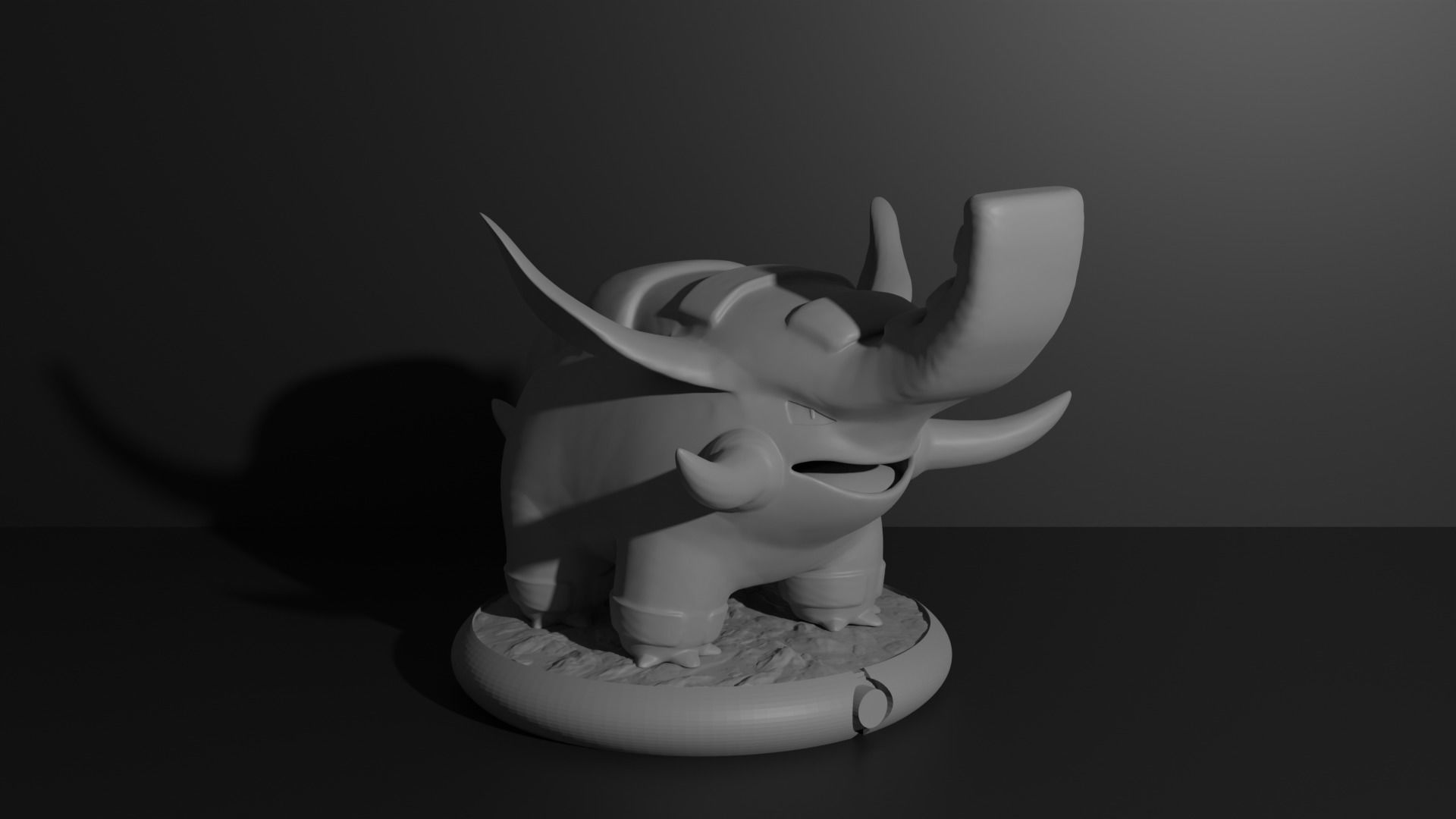 Phanpy and Donphan 3D print model 3D print model_14