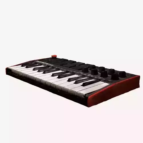 Slightly Melted Mini MIDI Keyboard Piano Controller Synthesizer