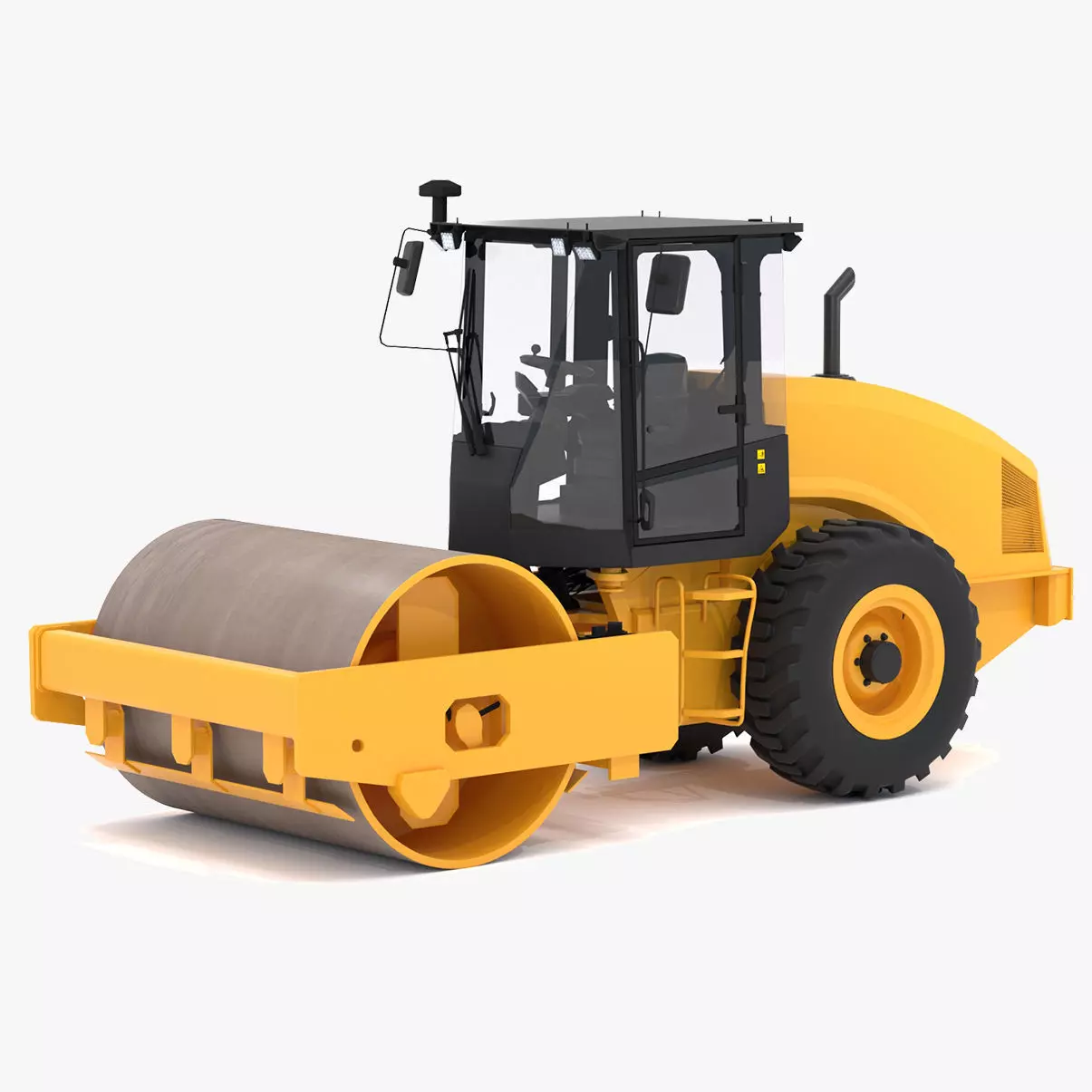 Vibratory Soil Compactor 3D model_0