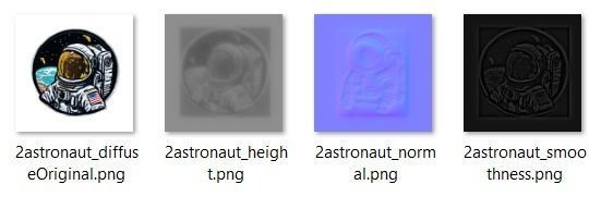 Astronaut embroidered patch v2 Texture_1