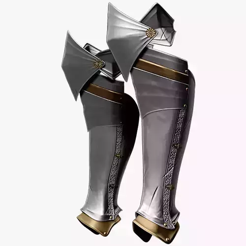 Female Knigt Knee Ankle Armor Sculpt Project 3D model Female Knigt Knee Ankle Armor Sculpt Project 3D model