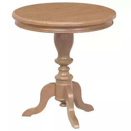 Darwin Pedestal Wooden Table 3D model