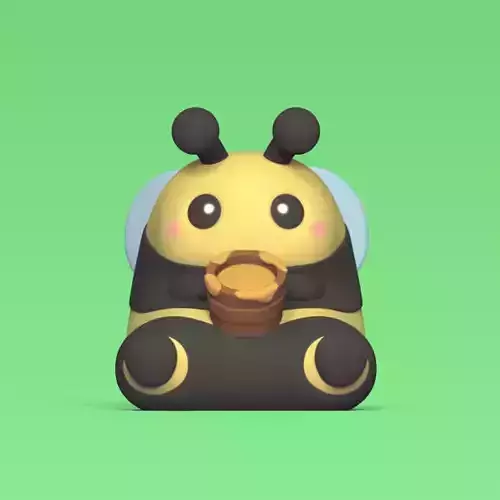 Bee with Honey