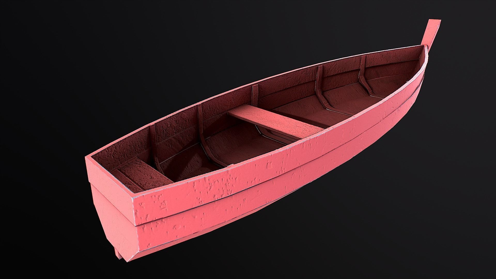Boat pack Low-poly 3D model_14