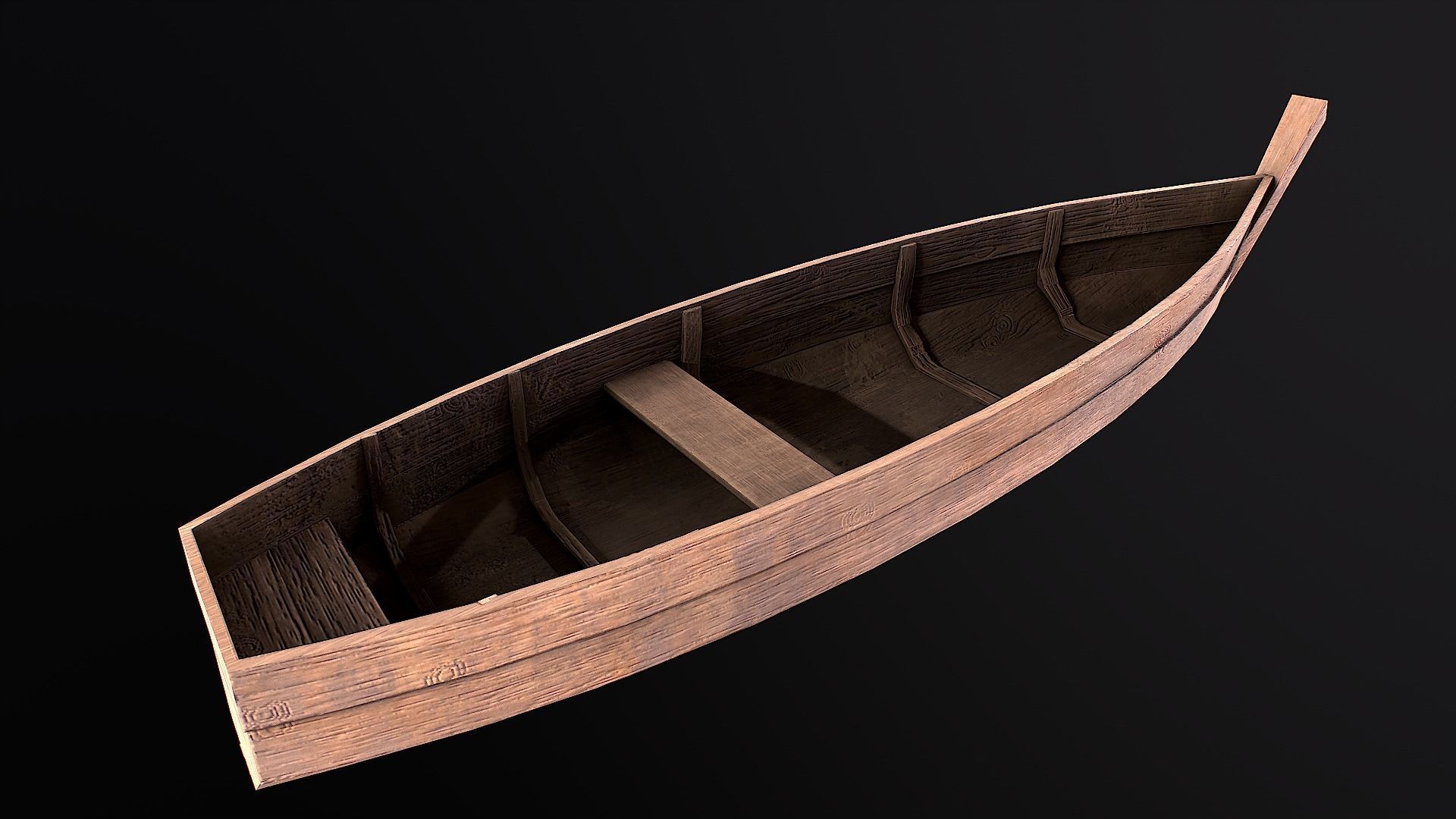 Boat pack Low-poly 3D model_11