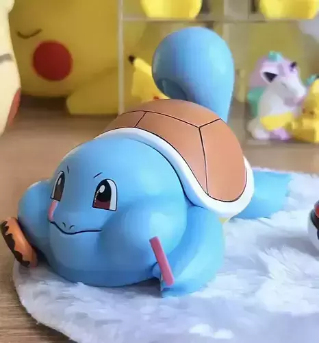 pokemon chonkiest fat and cutest squirtle lollipop and donut 3D model