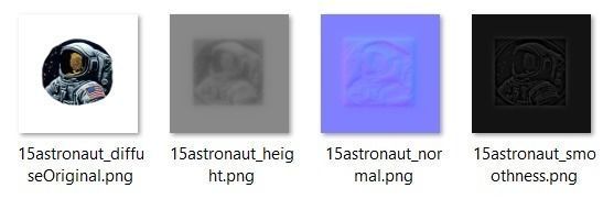 Astronaut embroidered patch v15 Texture_2