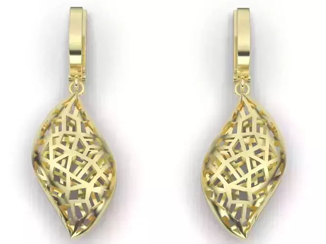 earrings jewelry gold silver print