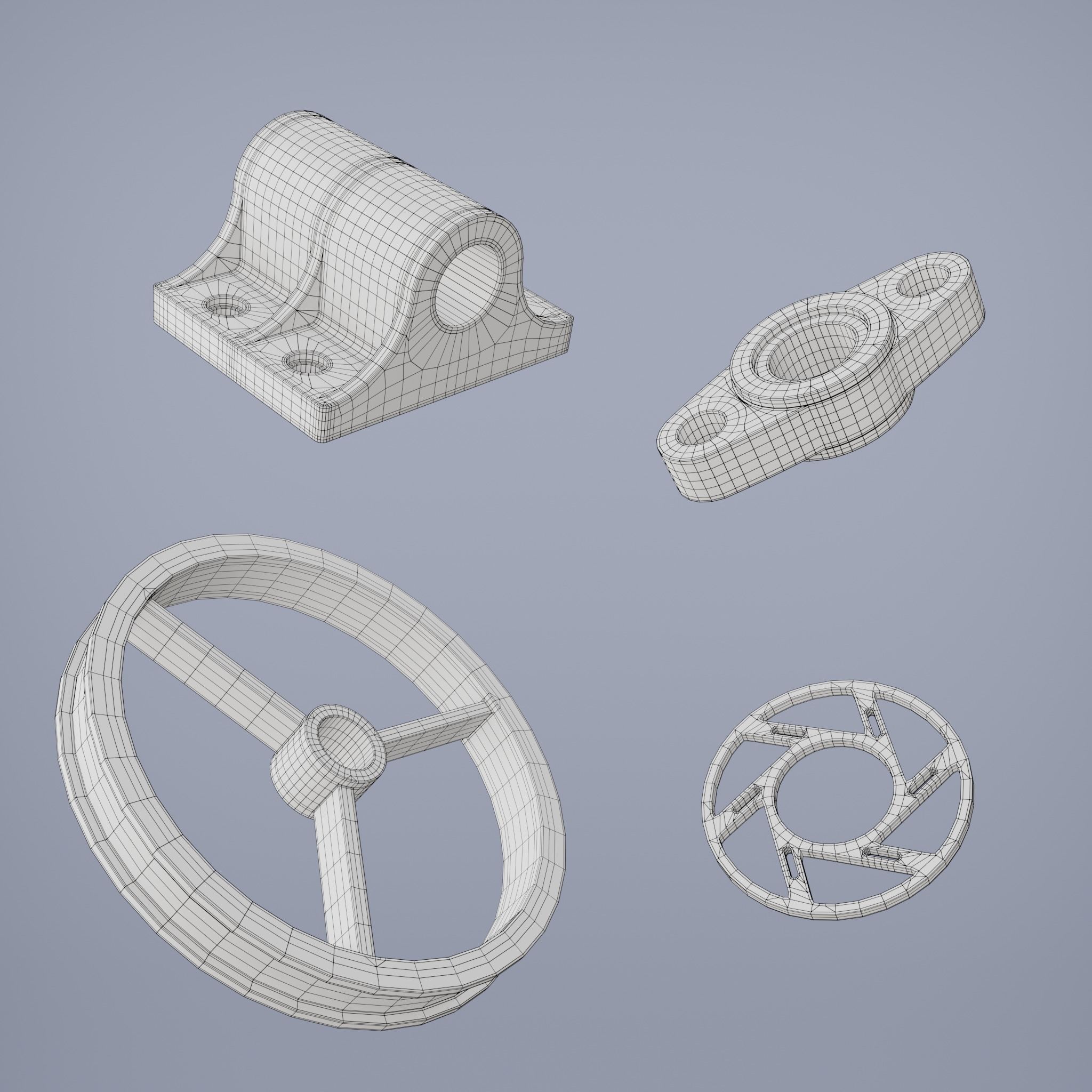 Free Mechanical Parts Free 3D model_14