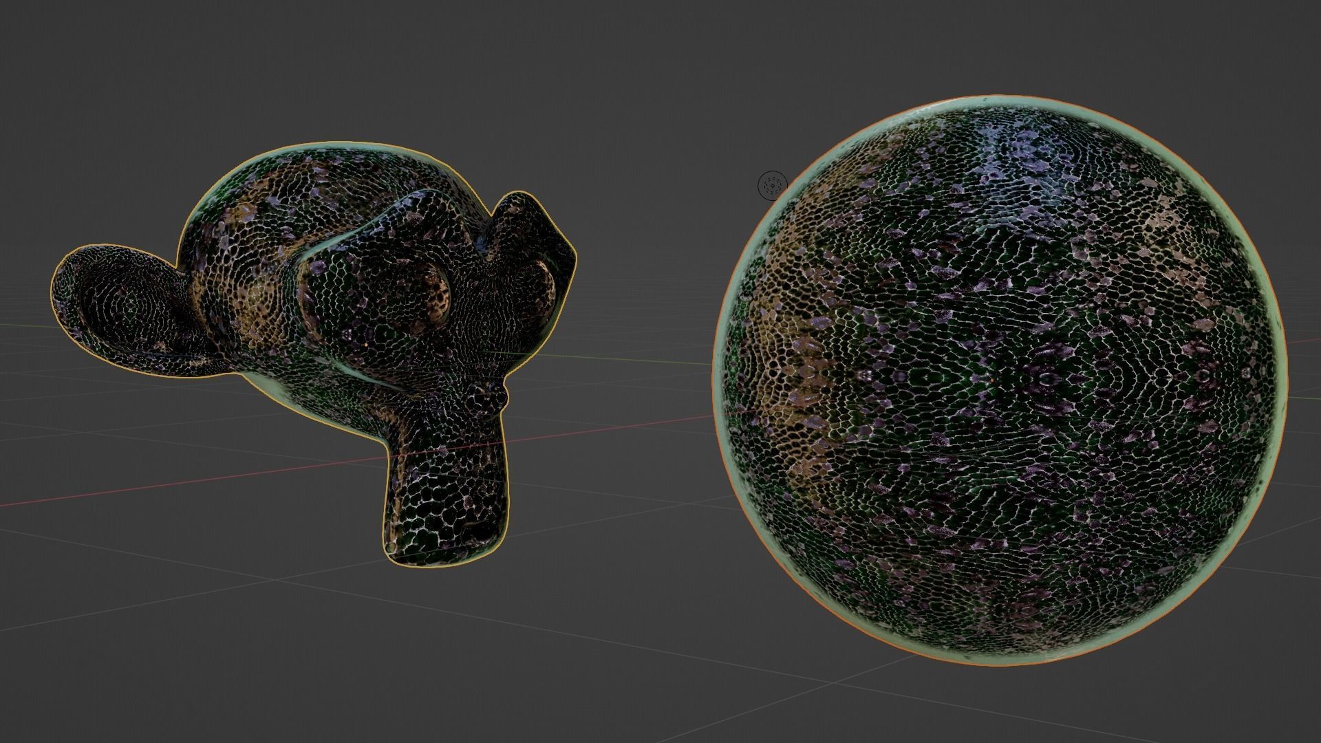 8k Magic green amethyst mosaic skin and several colors Texture_12