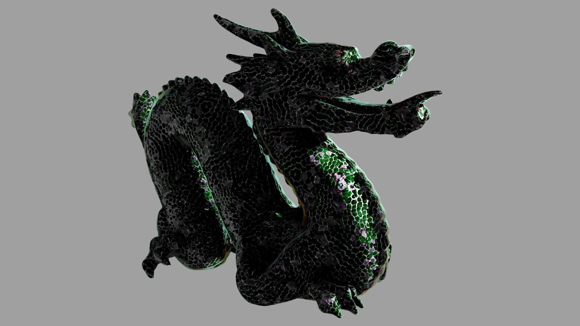 8k Magic green amethyst mosaic skin and several colors Texture_19