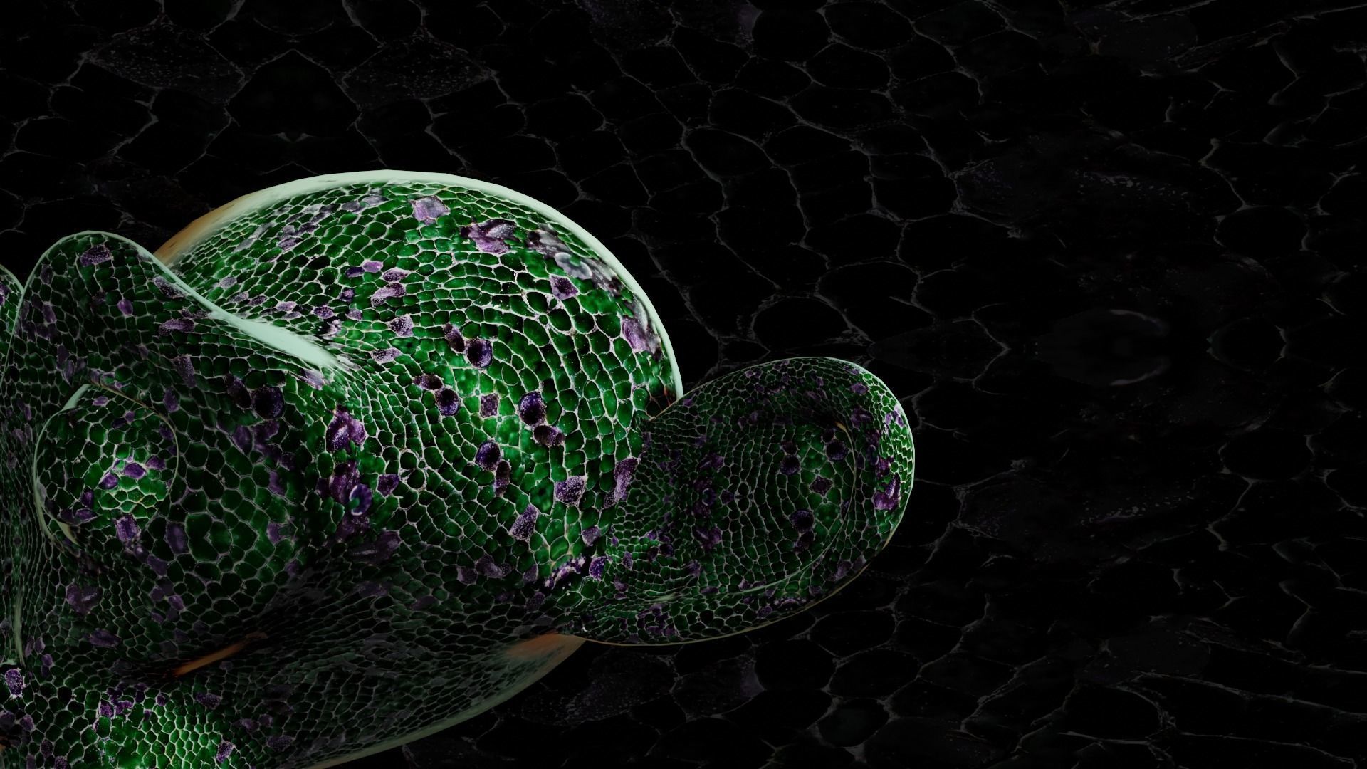 8k Magic green amethyst mosaic skin and several colors Texture_8